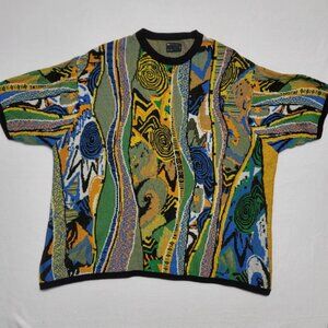 Asos Design Knit T-Shirt all-Over Vintage Print 3XL